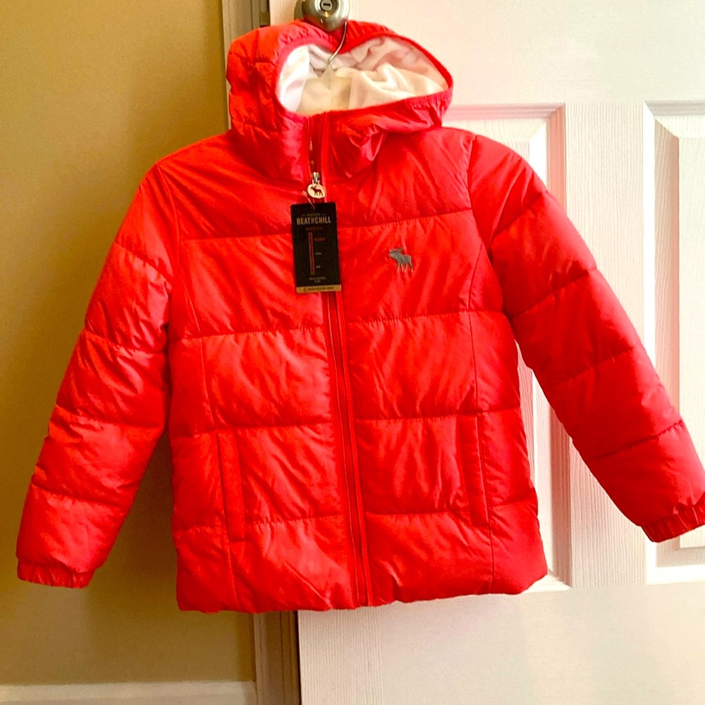 NWT Abercrombie kids water resistant beat outerwear the chill hoodie jacket